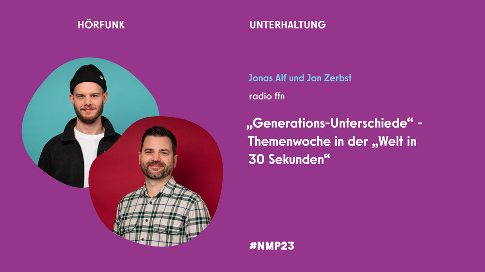 Nominierte Hörfunk Unterhaltung Jonas Alf und Jan Zerbst 