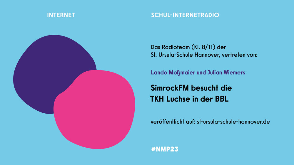 Nominierte Schul-Internetradio Das Radioteam der Klassen 8 und 11 der St.  Ursula Schule Hannover 