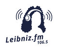Logo des Bürgerradios Leibniz.fm, zu empfangen über Frequenz 106.5