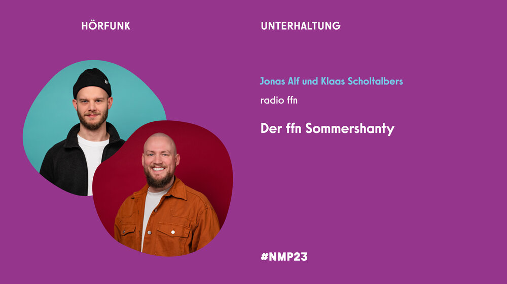 Nominierte Hörfunk Unterhaltung Jonas Alf und Klaas Scholtalbers 