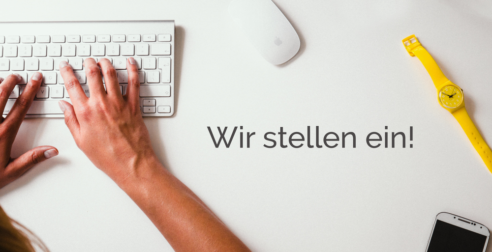 Wir stellen ein, Stellenangebot 