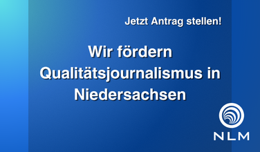 Grafik zur aktuellen Förderung von Qualitätsjournalismus in Niedersachsen