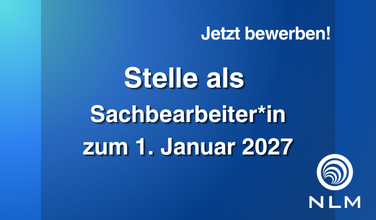 Jetzt bewerben - Stelle als Sachbearbeiter*in zum 1. Januar 2027